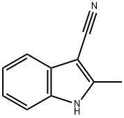 3-CYANO-2-METHYLINDOLE 化学構造式