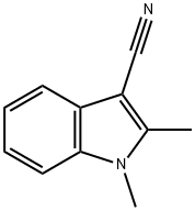 1,2-二甲基-1H-吲哚-3-甲腈,51072-84-5,结构式