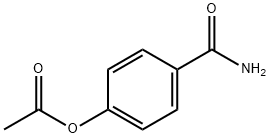 4-(aminocarbonyl)phenyl acetate  Structure