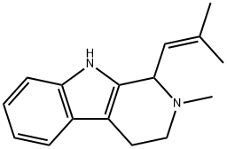 2,3,4,9-Tetrahydro-2-methyl-1-(2-methyl-1-propenyl)-1H-pyrido[3,4-b]indole Structure