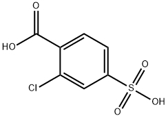 2-CHLORO-4-SULFOBENZOIC ACID Struktur