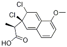 (S)-(+)-ナプロキセンクロリド 化学構造式