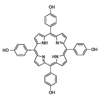 5,10,15,20-TETRAKIS(4-HYDROXYPHENYL)-21H,23H-PORPHINE Structure