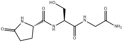 pyroglutamyl-seryl-glycinamide Struktur