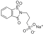 N-(3-SULFOPROPYL)-SACCHARIN, SODIUM SALT Struktur