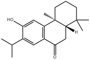 (4aS,10aS)-6-hydroxy-1,1,4a-trimethyl-7-propan-2-yl-3,4,10,10a-tetrahy dro-2H-phenanthren-9-one Struktur
