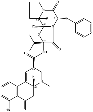 麦角生物碱, 511-08-0, 结构式