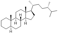 5α-エルゴスタン 化学構造式