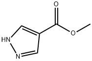 1H-ピラゾール-4-カルボン酸メチル 化学構造式