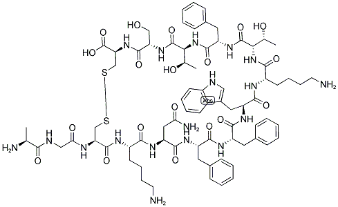 生长抑素,51110-01-1,结构式