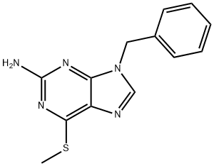 9-benzyl-6-methylsulfanyl-purin-2-amine Structure