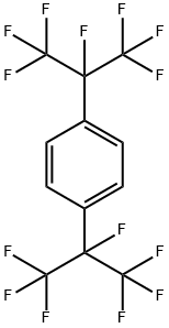 1,4-ビス(ヘプタフルオロイソプロピル)ベンゼン 化学構造式