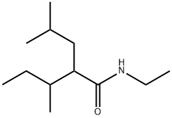 2-sec-butyl-N-ethyl-4-methylvaleramide Struktur