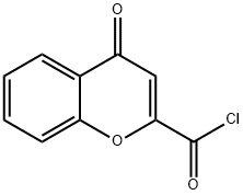 4-oxo-4H-1-benzopyran-2-carbonyl chloride  Struktur
