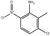 3-クロロ-2-メチル-6-ニトロアニリン 化学構造式