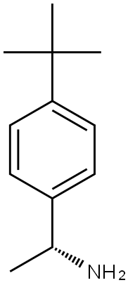 R-1-(4-叔丁基苯基)乙胺 结构式