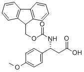 Fmoc-beta-(R)-4-methoxyphenylalanine Structure
