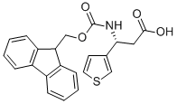 FMOC-R-3-氨基-3-(3-噻吩基)丙酸, 511272-46-1, 结构式