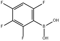 2,3,4,6-TETRAFLUOROBENZENEBORONIC ACID Structure