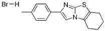 5,6,7,8-Tetrahydro-2-(4-methylphenyl)-imidazo[2,1-b]benzothiazolehydrobromide Struktur
