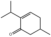 5-Methyl-2-(1-methylethyl)-2-cyclohexen-1-one Struktur