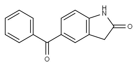 5-BENZOYLOXOINDOLE 化学構造式