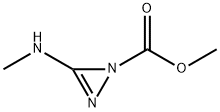 1H-Diazirine-1-carboxylicacid,3-(methylamino)-,methylester(9CI) 化学構造式