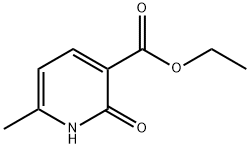 2-Hydroxy-6-methylpyridine-3-carboxylic acid ethyl ester Struktur