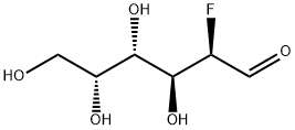 2-デオキシ-2-フルオロ-D-ガラクトピラノース 化学構造式
