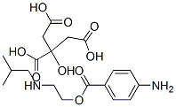 51147-01-4 2-(isobutylamino)ethyl p-aminobenzoate, citrate