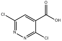 3,6-二氯哒嗪-4-羧酸,51149-08-7,结构式