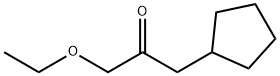 1-cyclopentyl-3-ethoxy-propan-2-one Struktur