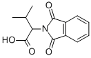 2-(1,3-ジオキソ-1,3-ジヒドロ-2H-イソインドール-2-イル)-3-メチルブタン酸 化学構造式