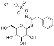 金莲葡糖硫苷钾盐, 5115-71-9, 结构式