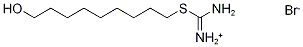 CarbaMiMidothioic Acid 9-Hydroxynonyl Ester MonobroMide Structure