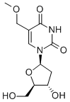 5-(メトキシメチル)-2'-デオキシウリジン 化学構造式