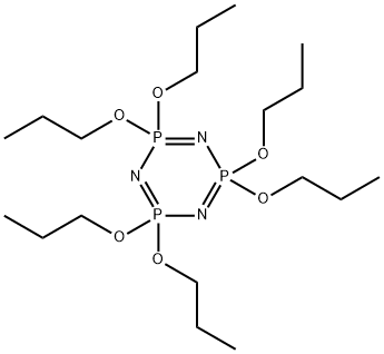 PHOSPHONITRILIC CHLORIDE-N-PROPYLESTER Struktur