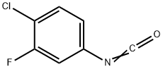 4-CHLORO-2-FLUOROPHENYL ISOCYANATE  97 Struktur