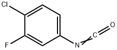 4-CHLORO-2-FLUOROPHENYL ISOCYANATE  97 Structure