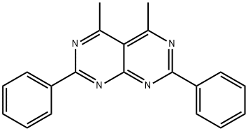 4,5-Dimethyl-2,7-diphenylpyrimido[4,5-d]pyrimidine Struktur