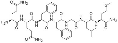 SUBSTANCE P (5-11), 51165-09-4, 结构式