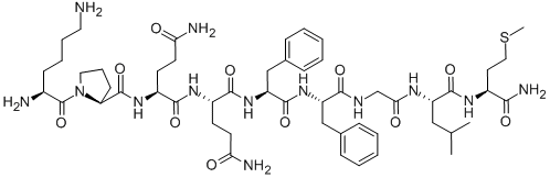 神经肽P物质3-11, 51165-11-8, 结构式