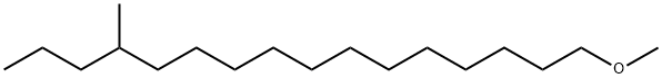 13-Methylhexadecylmethyl ether Struktur