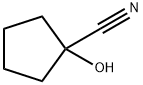 1-Hydroxycyclopentane carbonitrile Struktur
