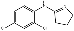 N-(2,4-dichlorophenyl)-4,5-dihydro-3H-pyrrol-2-amine Struktur
