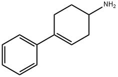 4-フェニル-3-シクロヘキセン-1-アミン 化学構造式