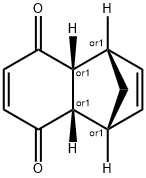 1,4,4A,8A-四氢-内-1,4-亚甲基萘-5,8-二酮 结构式