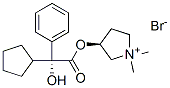 erythro-Glycopyrronium bromide Structure