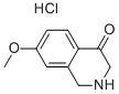 2,3-二氢-7-甲氧基-4(1H)-异喹啉酮盐酸盐 结构式
