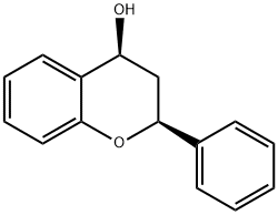 [2S,4S,(+)]-3,4-Dihydro-2-phenyl-2H-1-benzopyran-4-ol 结构式